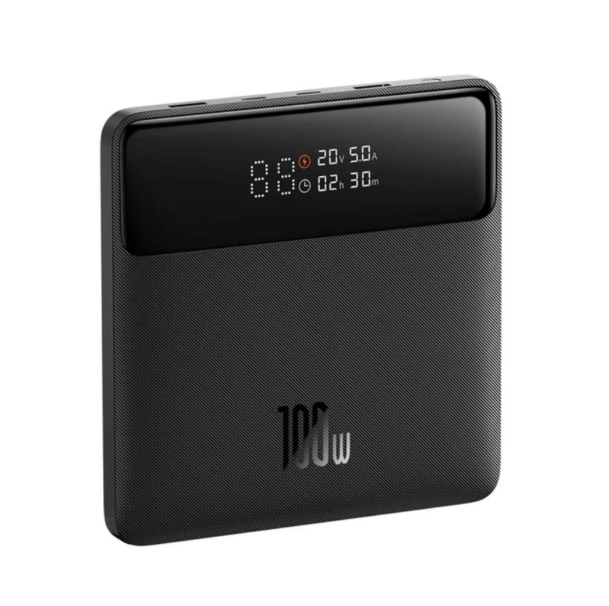 CARREGADOR PORTATIL BASEUS BLADE 100W 20.000MAH DISPLAY DIGITA PRETO - PPBL000301