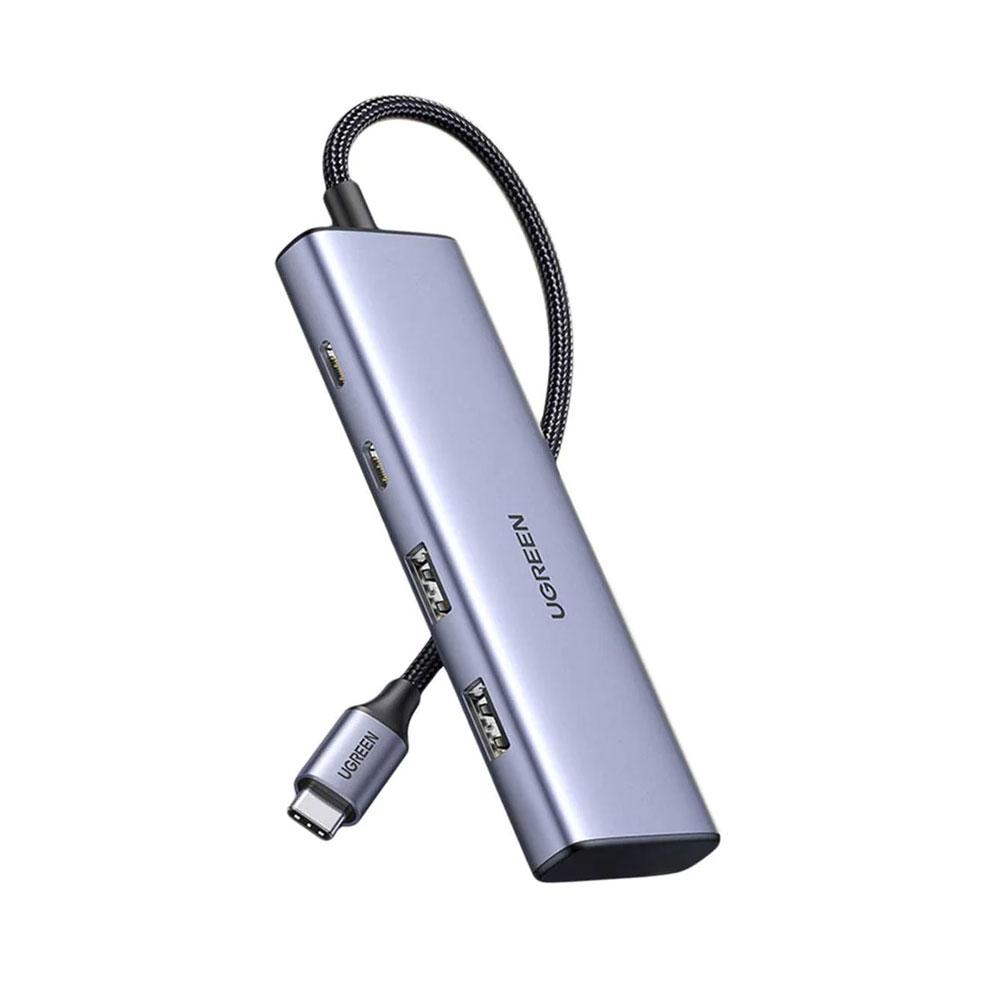 HUB TIPO C UGREEN 4 EM 1, 2X USB 3.0, 2X USB TIPO C PD – UG-15395