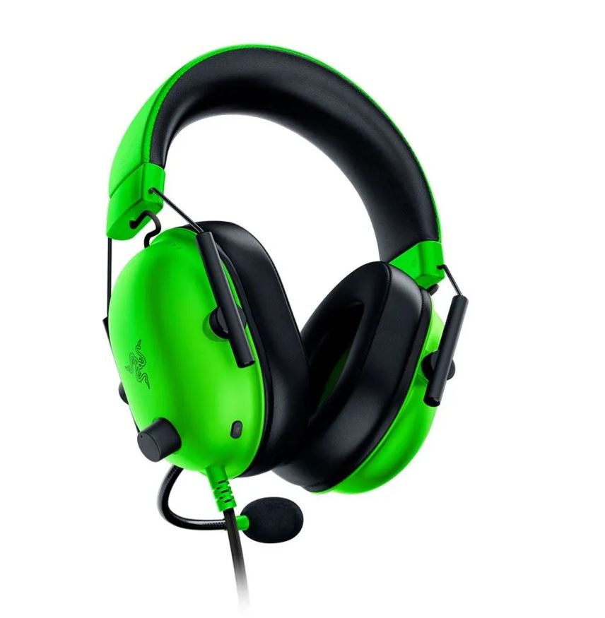 HEADSET GAMER RAZER BLACKSHARK V2 X SURROUND 7.1 VERDE