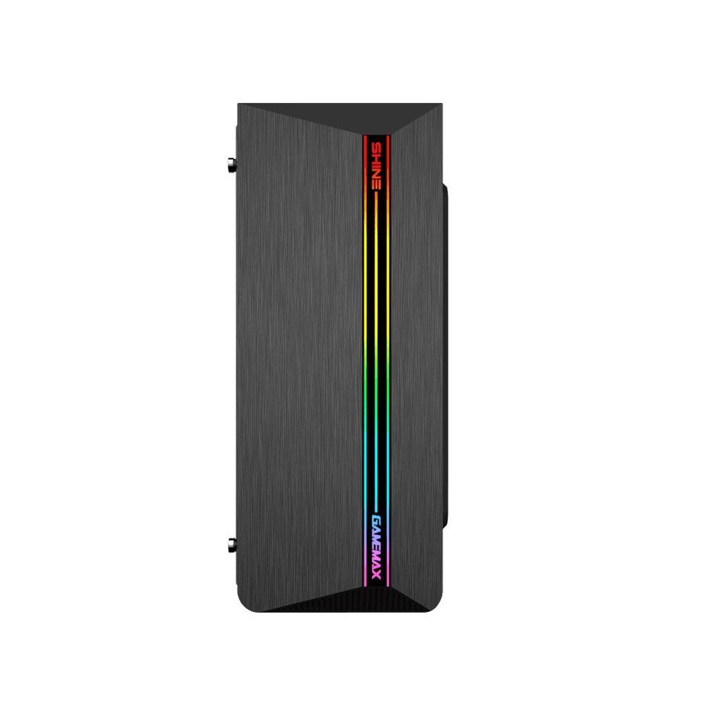 GABINETE ATX GAMER GAMEMAX SHINE G517, MID-TOWER, VIDRO TEMPERADO, C/ 1 FAN S/FONTE - PRETO
