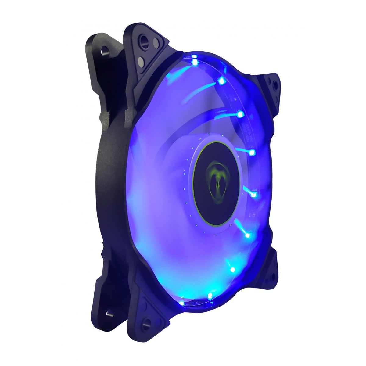 COOLER FAN P/ GABINETE T-DAGGER 120MM, LED AZUL - PRETO