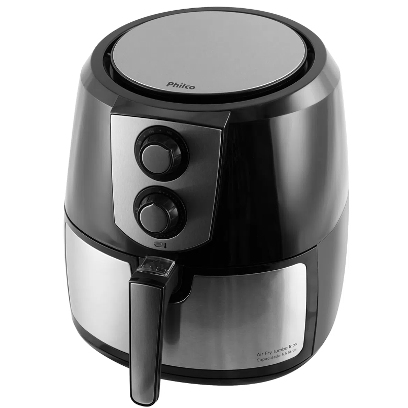 FRITADEIRA ELÉTRICA AIR FRYER PHILCO JUMBO INOX 7,2L PFR06PI 127V