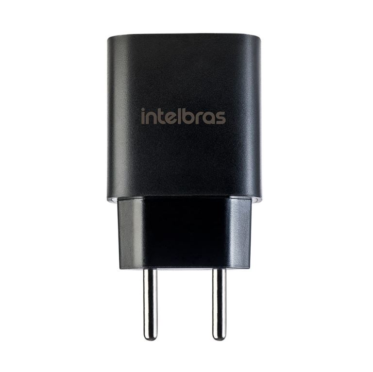 CARREGADOR DE PAREDE INTELBRAS USB-C + USB A EC11 POWER 20W PRETO