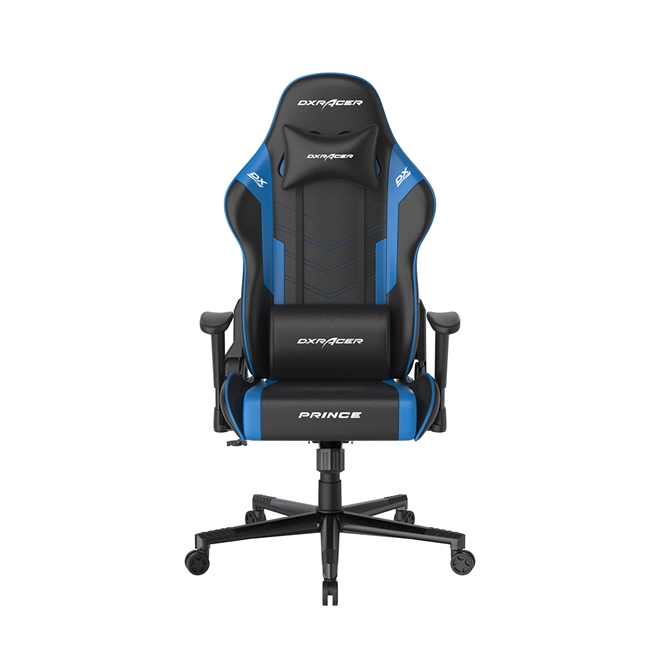 CADEIRA GAMER DXRACER PRINCE PRETA E AZUL