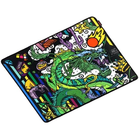 MOUSEPAD GAMER PCYES ANCIENT DRAGON MEDIUM SPEED 500X400MM