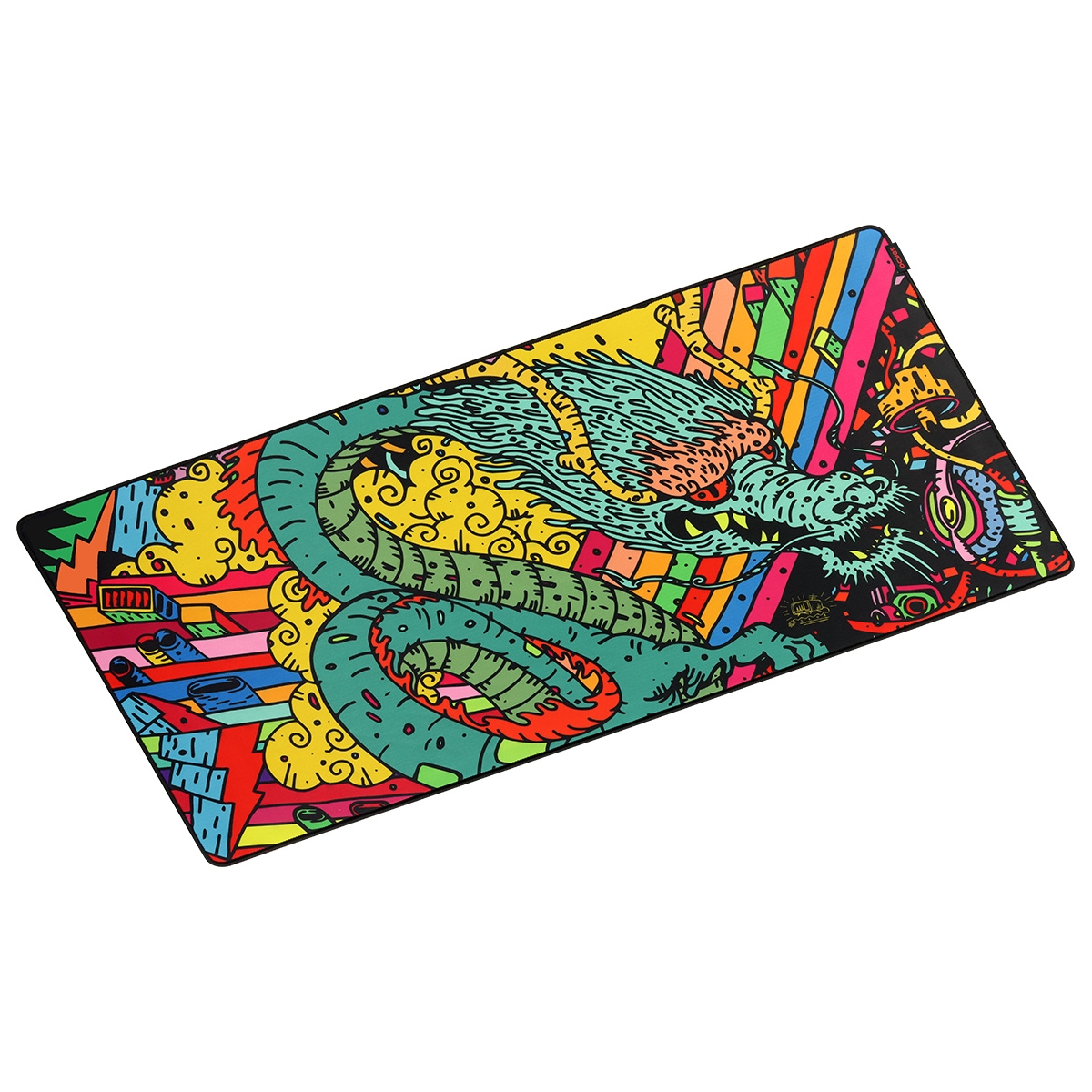 MOUSEPAD GAMER PCYES DRAGON EXTENDED SPEED 900X420MM