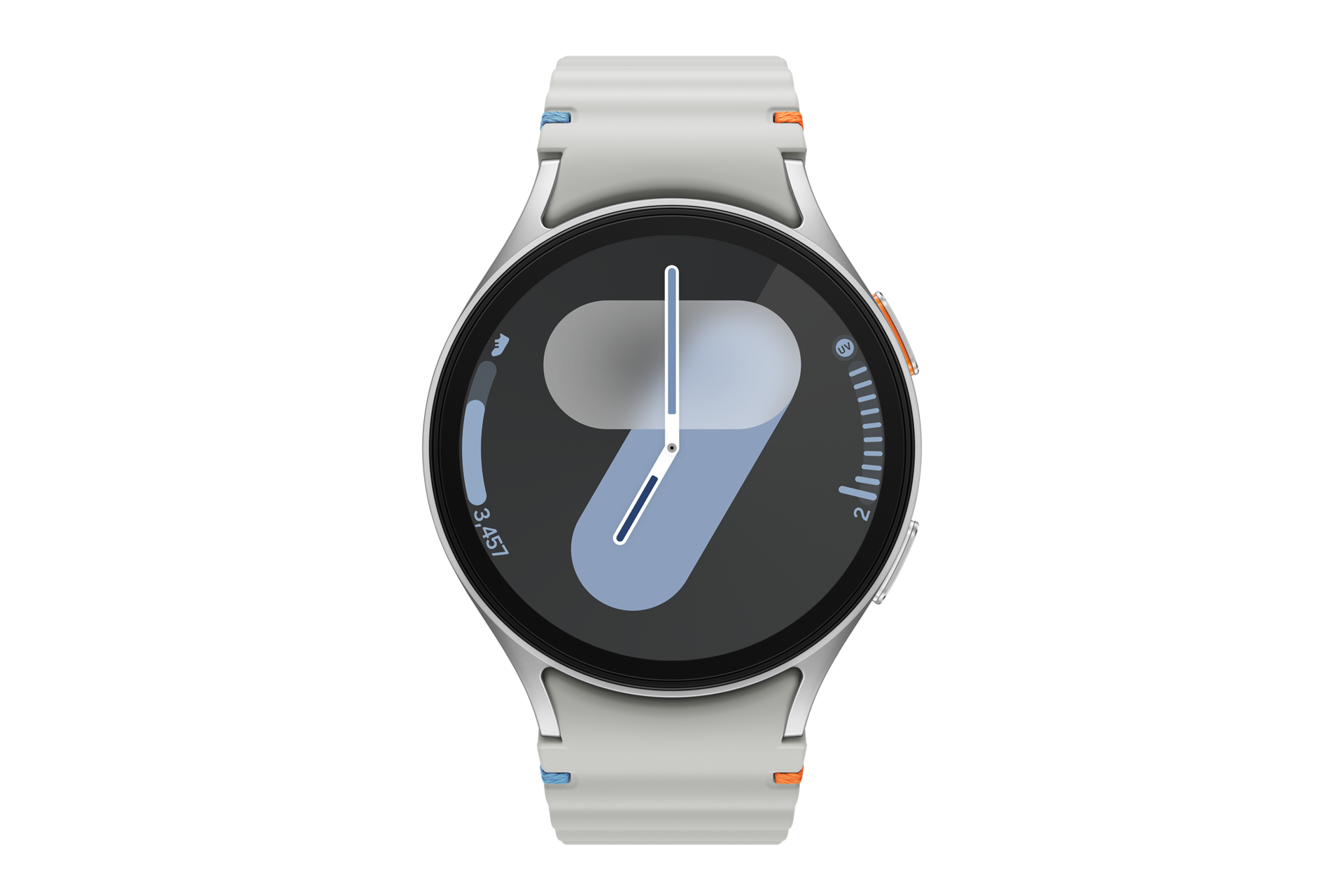 RELOGIO DE PULSO SAMSUNG GALAXY WATCH7, 44MM, BLUETOOTH, DISPLAY DE 1.47", GALAXY IA, PRATA