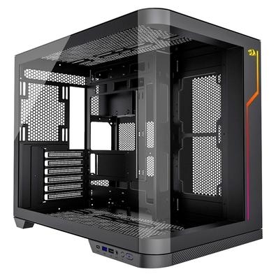 GABINETE GAMER REDRAGON WIDELOAD EXTREME MID TOWER, LATERAL VIDRO TEMPERADO, PRETO