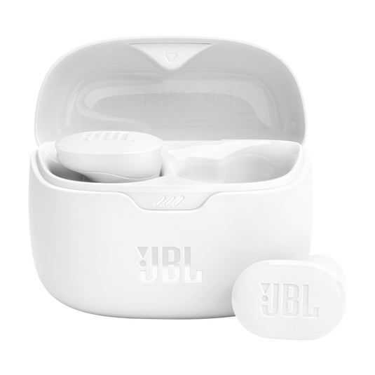 FONE DE OUVIDO JBL TWS TUNE BUDS BRANCO, BLUETOOTH 5.3,RESISTENTE À ÁGUA E POEIRA, IP54, JBLTBUDSWHT