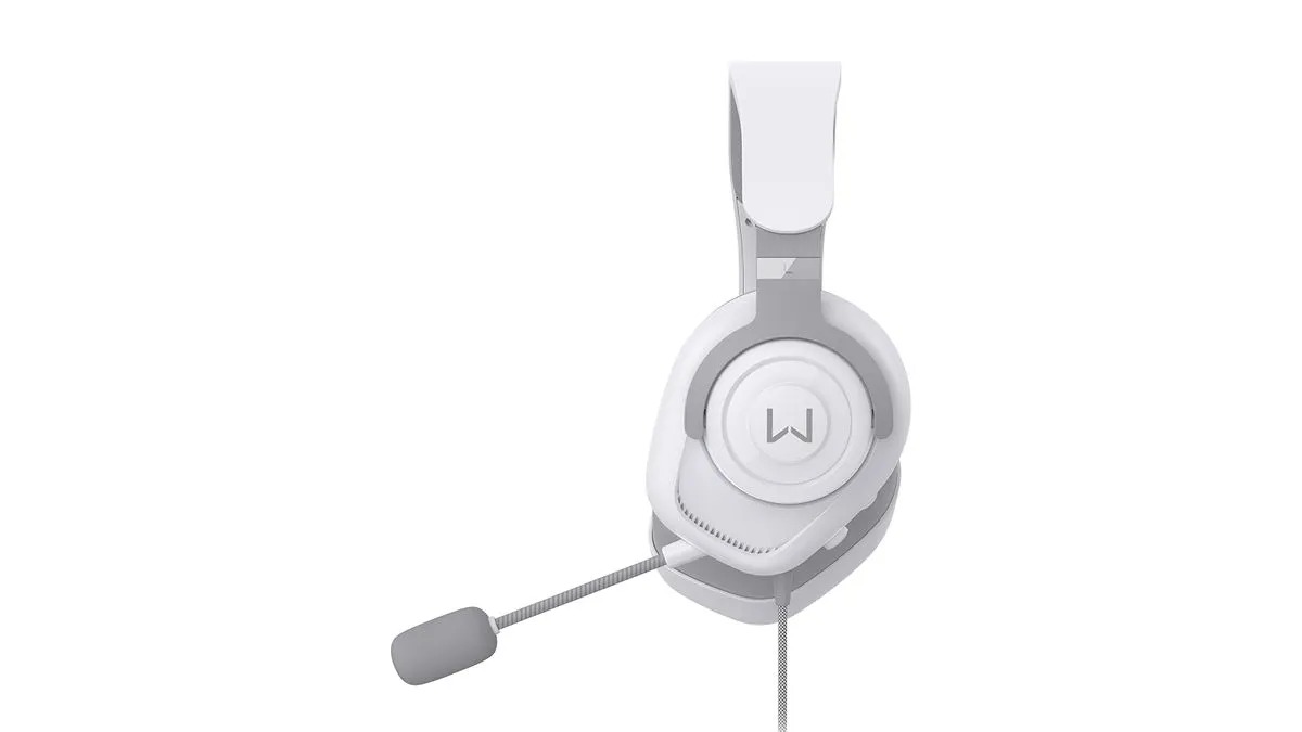 HEADSET GAMER COM FIO  WARRIOR HUGINN BRANCO, PH700