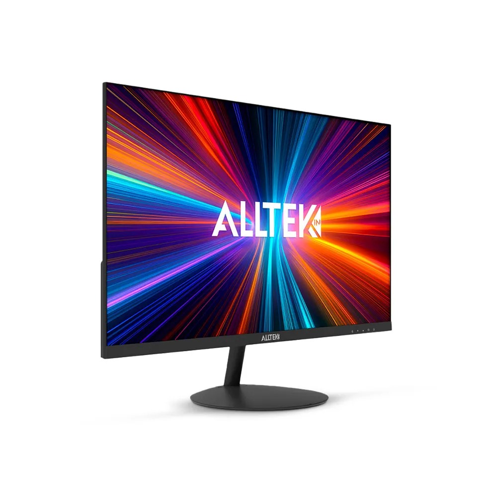 MONITOR LED 21,5" 100HZ 5MS FULL HD ALLTEK, PAINEL VA, HDMI/VGA - PRETO