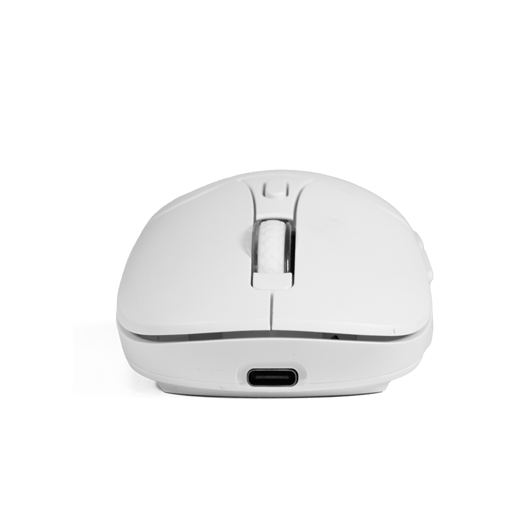 MOUSE SEM FIO BLUETOOTH C3 TECH M BT60WH BRANCO, RECARREGAVEL, DUAL MODE, USB 2.4GHZ