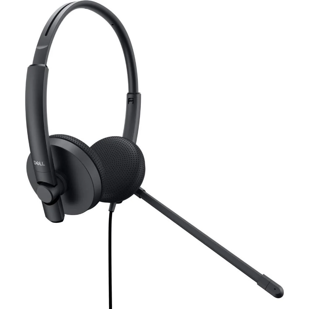 HEADSET COM FIO USB DELL PRO STEREO WH1022, CONTROLE DE ÁUDIO, PRETO, COM MICROFONE, 520-AAWV