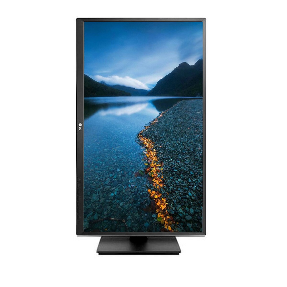 MONITOR LED LG 23,8" FULL HD IPS, VGA/HDMI/DP, VESA, AJUSTE DE ALTURA/ROTAÇÃO, PRETO