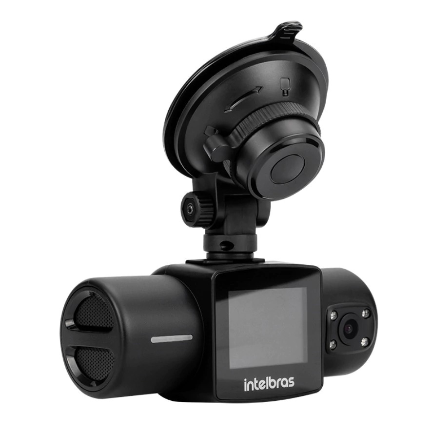 CAMERA VEICULAR 2K+ DUO DC 3201 PRETO - INTELBRAS