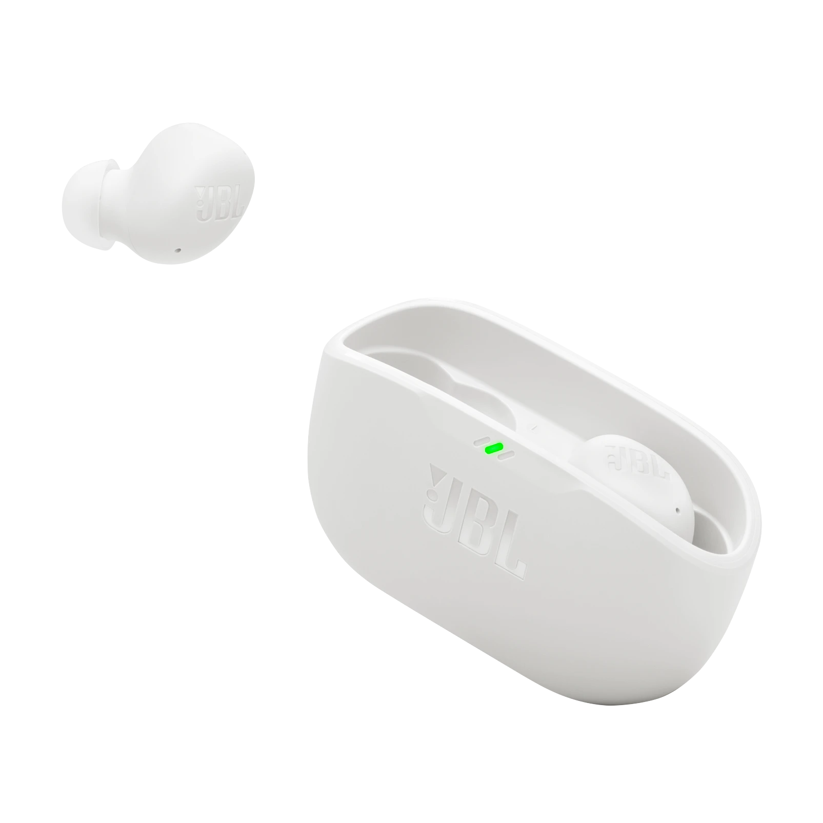 FONE DE OUVIDO JBL TWS WAVE BUDS 2 BRANCO, BLUETOOTH 5.3, RESISTENTE A AGUA E POEIRA, JBLWBUDS2WHT