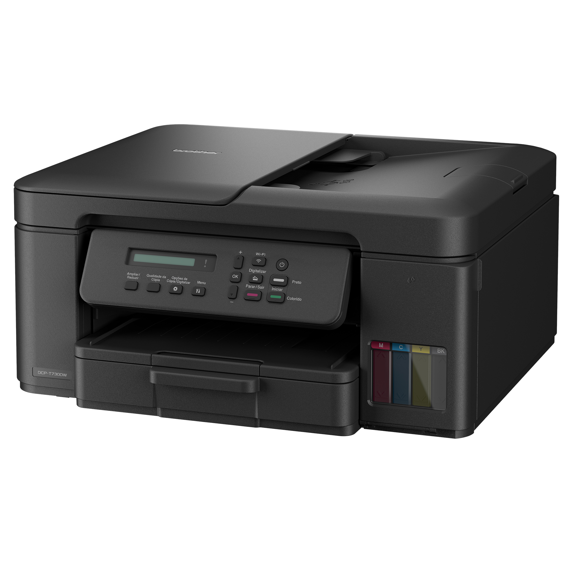 IMPRESSORA MULTIFUNCIONAL TANQUE DE TINTA COLOR DUPLEX E ADF DCPT730DW BROTHER WIFI BIVOLT