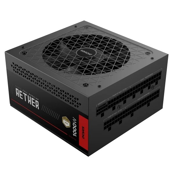 FONTE ATX 1000W CYBENETICS GOLD PCYES AETHER FULL MODULAR PCI-E 5.0 ATX 3.1 GARANTIA 5 ANOS