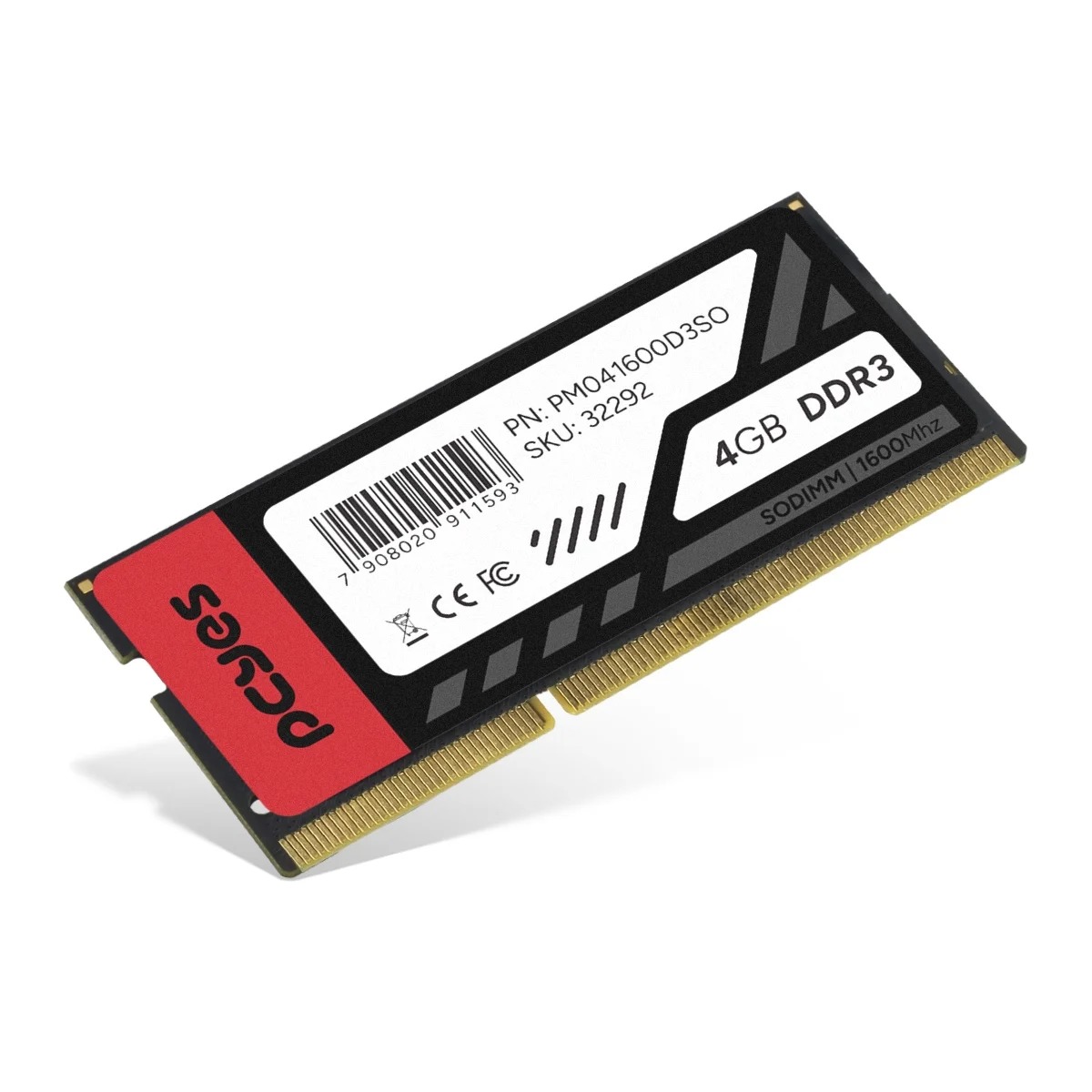MEMORIA 4GB DDR3 1600MHZ 1.5V CL11 P/ NOTEBOOK - PCYES