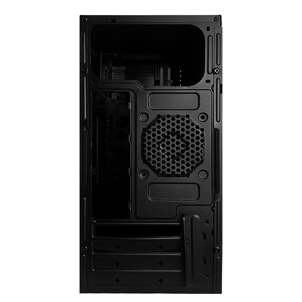 GABINETE GAMER ATX BRX HYRAX CA-014, MINI-TOWER, S/FANS S/ FONTE