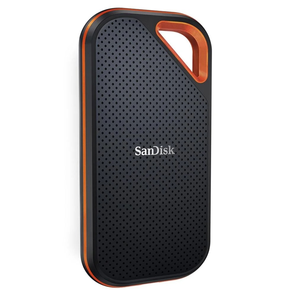 SSD EXTERNO PORTÁTIL SANDISK EXTREME PRO V2 2TB LEITURA 2000MB/S GRAVACAO 2000MB/S USB 3.2/USB-C