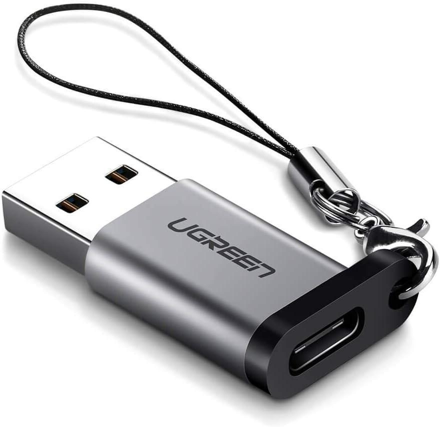 ADAPTADOR UGREEN USB-C PARA USB 3.0 COM CHAVEIRO