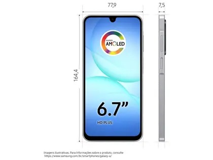 SMARTPHONE SAMSUNG GALAXY A17 5G, 256GB, CINZA