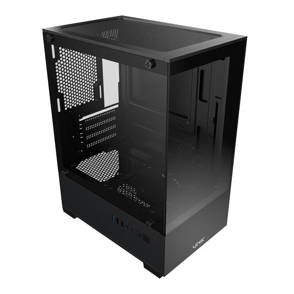 GABINETE GAMER VINIK G-SHIELD VIDRO TEMPERADO, S/ FANS S/FONTE - GGGSBKV2