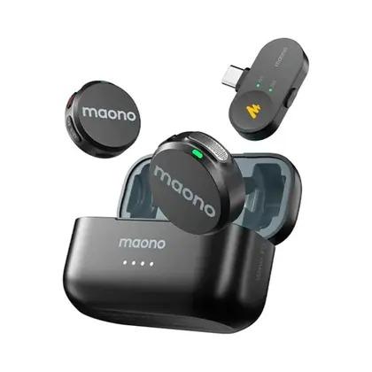 Microfone de Lapela sem Fio Maono Wave T5 Versão USB Tipo-C WM650