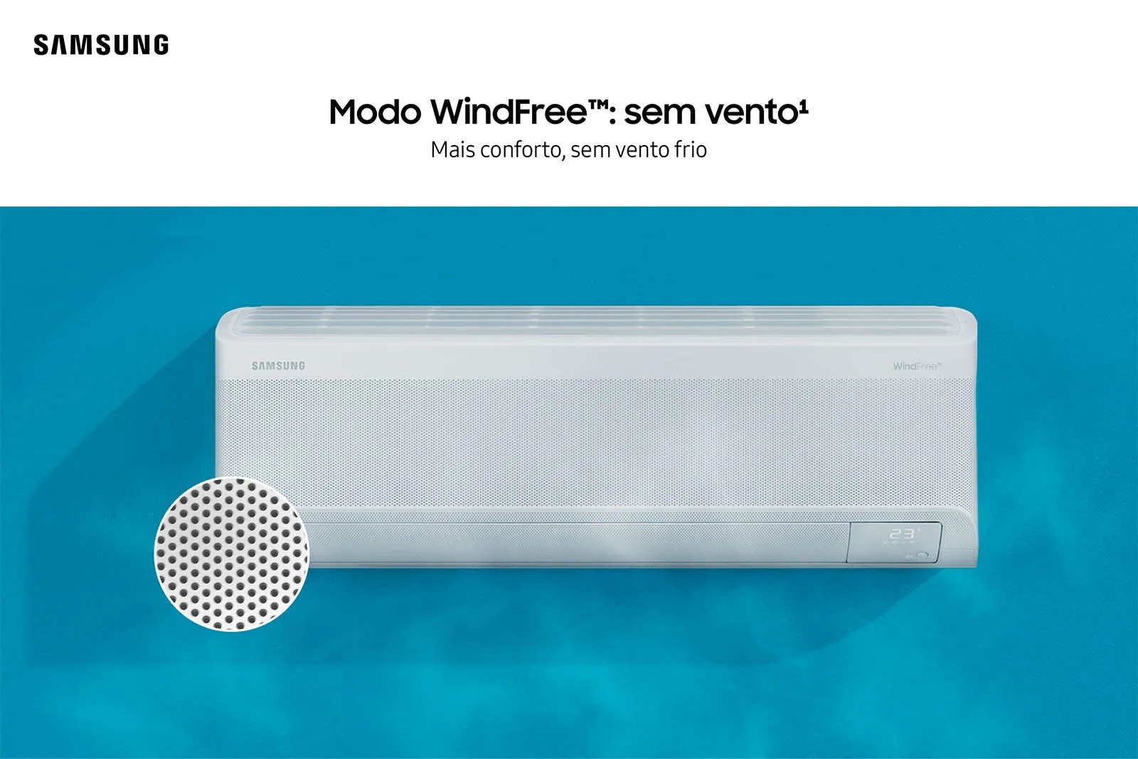 AR CONDICIONADO SPLIT SAMSUNG 12.000 BTU DIGITAL INVERTER ULTRA AI WIND FREE BRANCO 220V