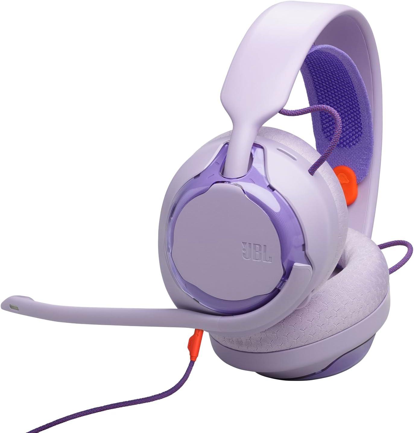 HEADSET GAMER JBL QUANTUM 250 PURPURA, MIC. REMOVIVEL, JBLQUANTUM250PUR