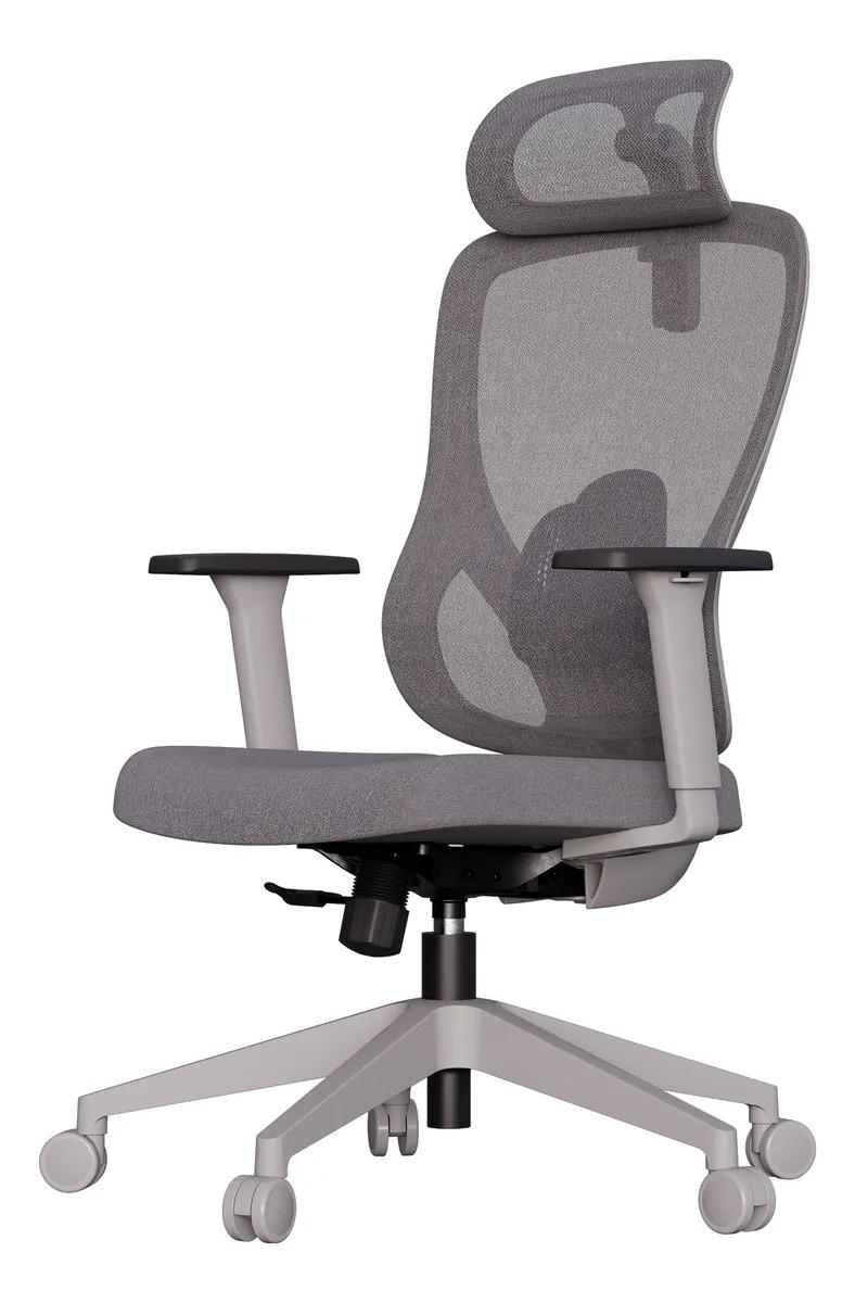 CADEIRA DE ESCRITORIO ERGONIMICA ELEMENTS SARIN CINZA