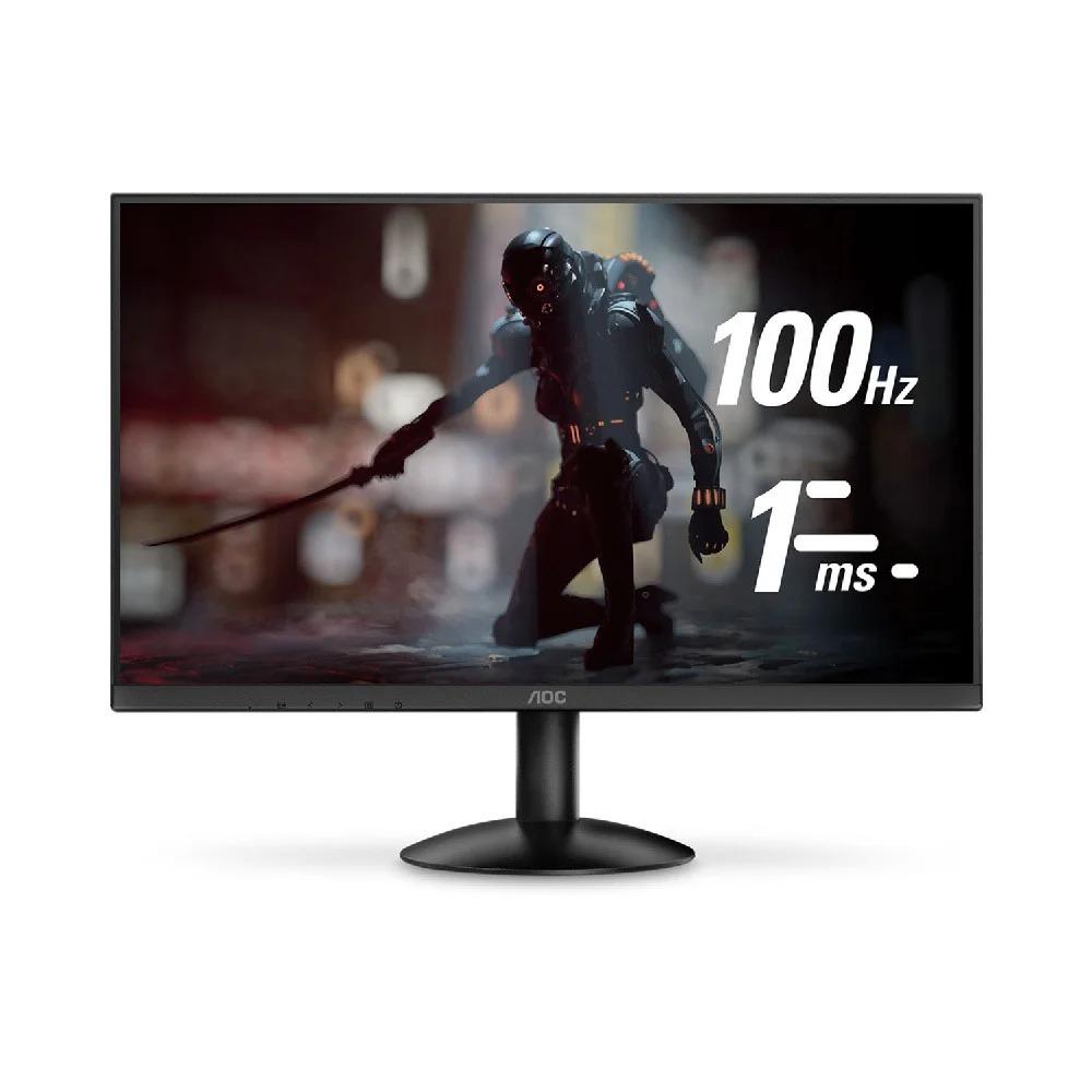 MONITOR LED GAMER AOC 23,8" FULL HD 100HZ 1MS 24B30HM2 HDMI/VGA, VESA, PRETO