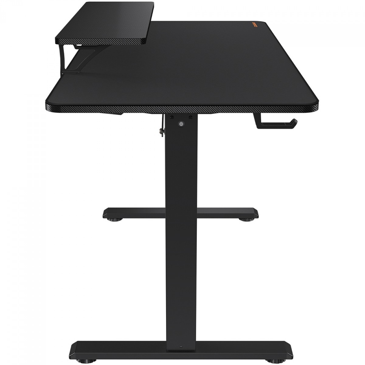 MESA GAMER ELÉTRICA COUGAR E-STAR 1,20M, AJUSTE DE ALTURA, SUPORTE P/ HEADSET - PRETA