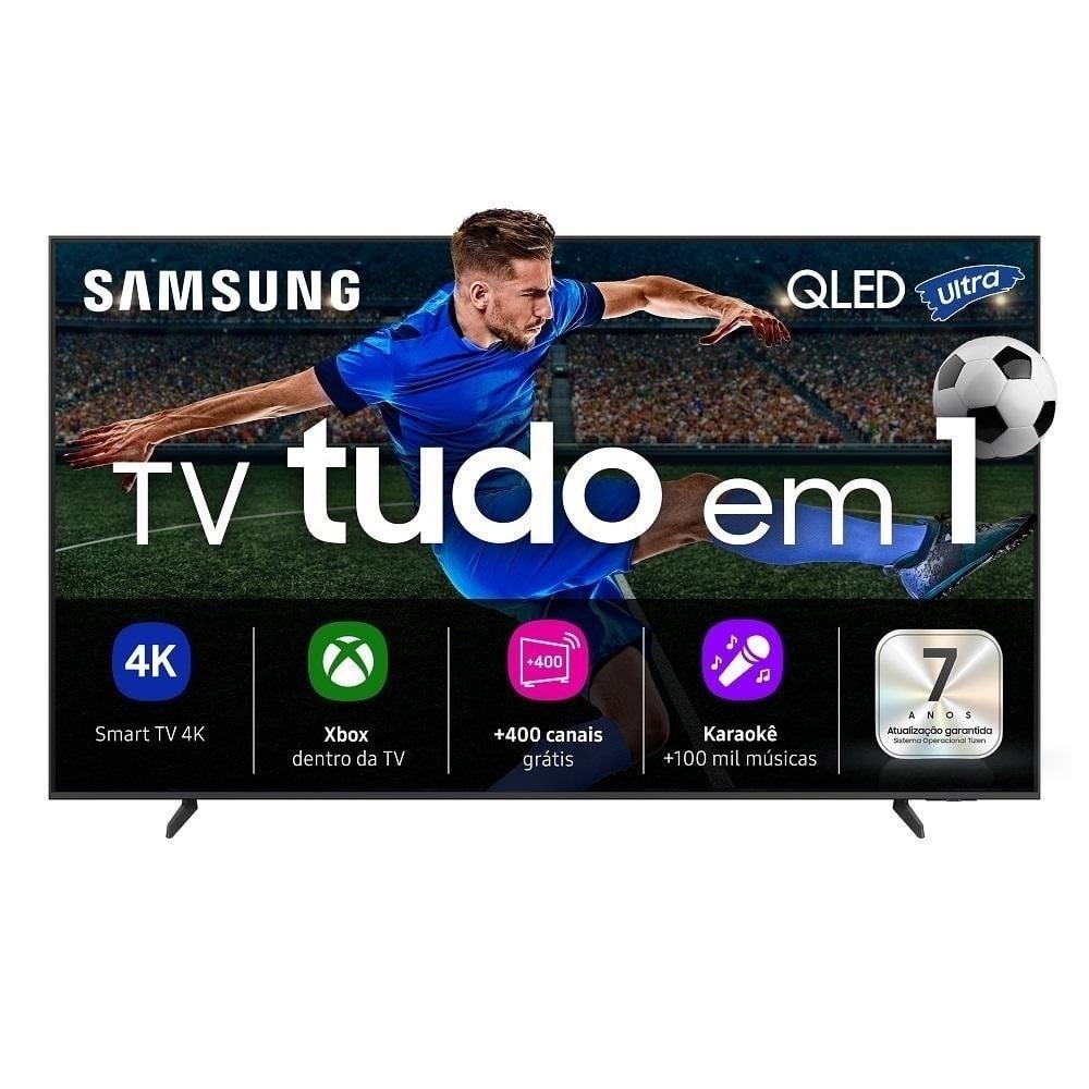 Smart TV 50" 4K UHD Qled Samsung Vision AI QEF1 2025 Quantum HDR Alexa Samsung TV Plus Xbox Cloud