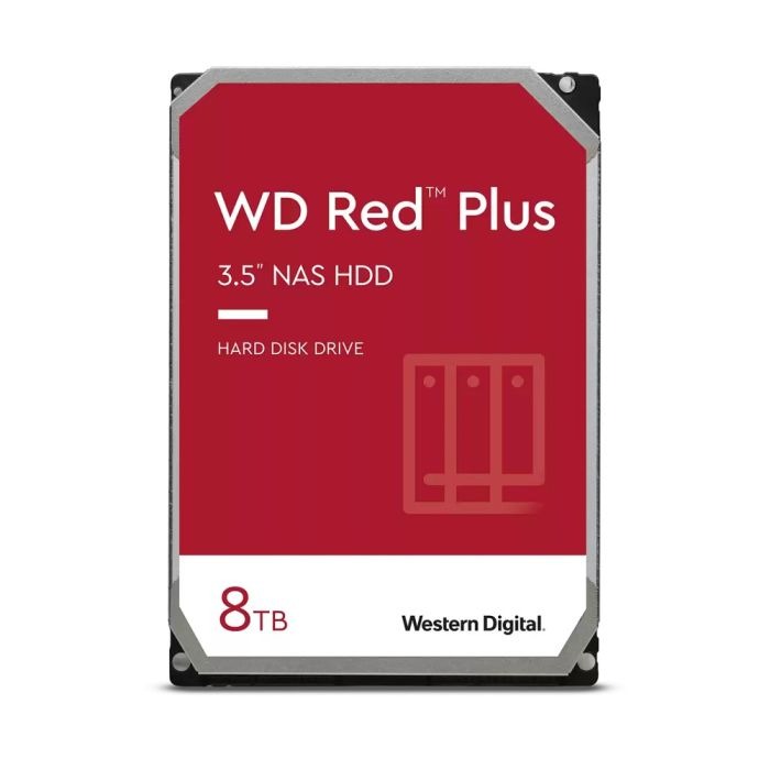 HARD DISK SATA III 8TB 5640RPM 256MB WD RED PLUS P/ NAS - WD80EFPX