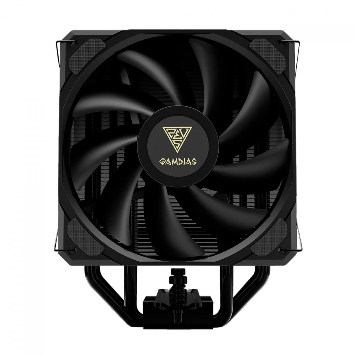 COOLER P/ PROCESSADOR GAMDIAS BOREAS E2-410, 120MM , INTEL/AMD- PRETO