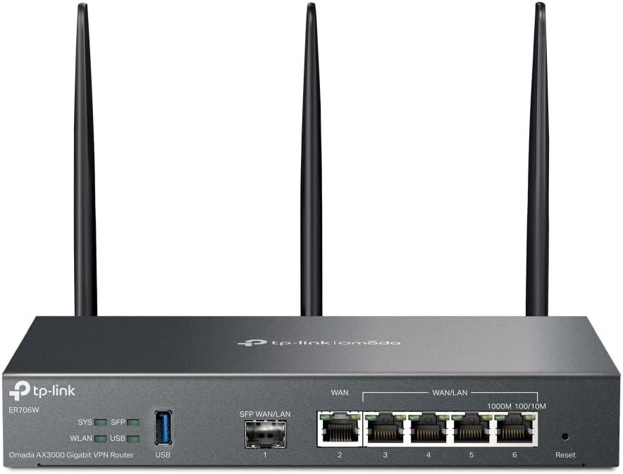 Roteador VPN Wi-Fi Omada AX3000 ER706W Tp-Link