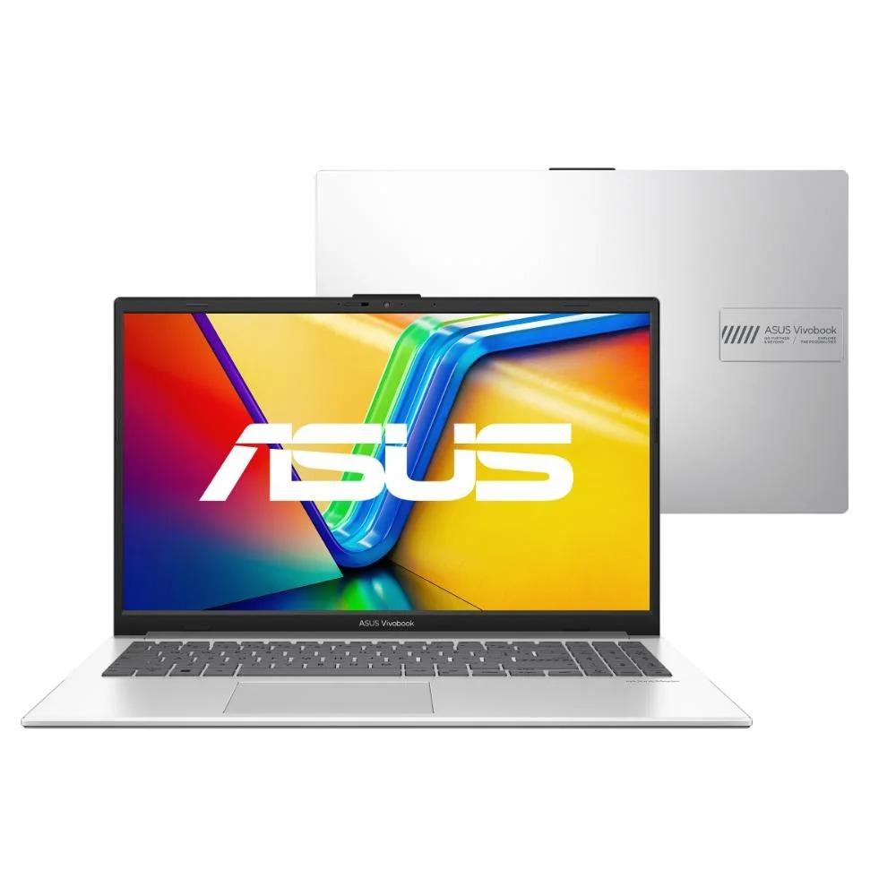 Notebook ASUS Vivobook Go 15, I3-N305 4GB 128GB SSD 15,6'' Full HD Windows 11 Home - Prata