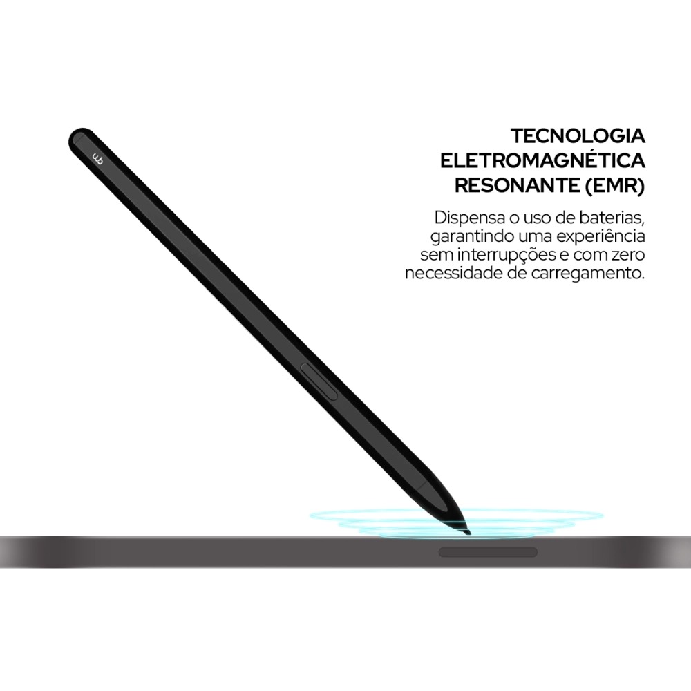 CANETA S-PEN WB P/ SAMSUNG, PALM REJECTION, EMR, 4096 NIVEIS PRESSÃO, 3 PONTAS EXTRAS - PRETO