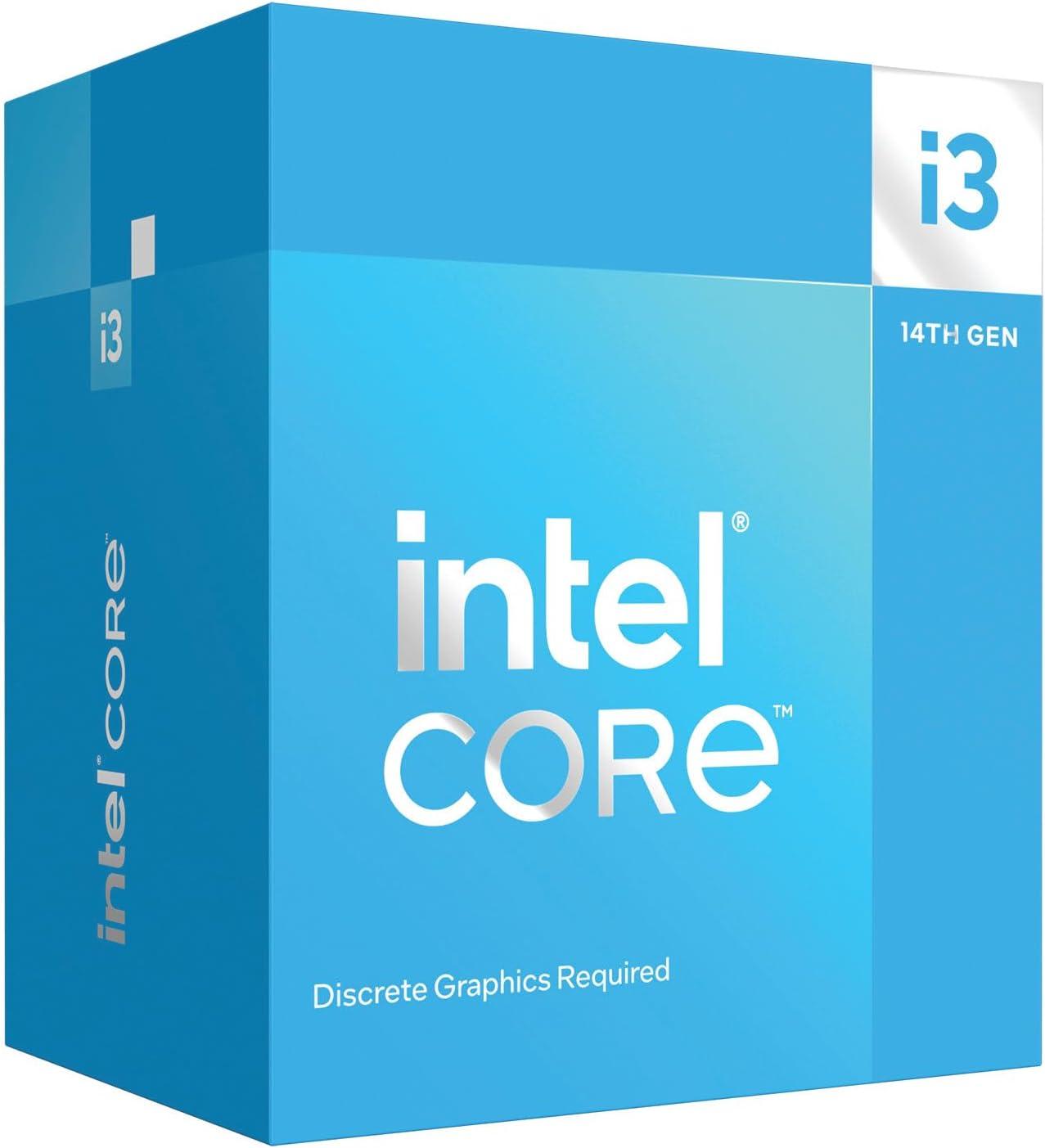 PROCESSADOR INTEL CORE I3-14100F RAPTOR LAKE (4.7GHZ MAX) 4-CORES 8-THREADS, LGA 1700, S/ VIDEO