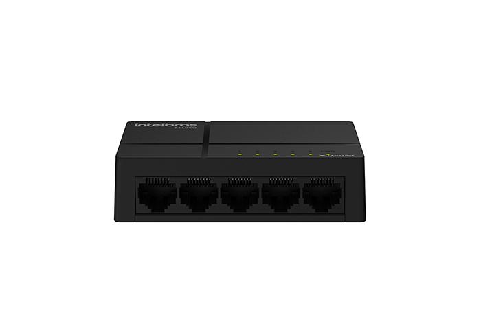 SWITCH NAO GERENCIAVEL, 5P 10/100/1000 MBPS RJ45 POE PASSIVO, S1105G - INTELBRAS