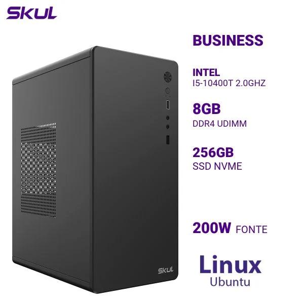 DESKTOP SKUL BUSINESS B500 I5-10400T 8GB 256GB SSD LINUX UBUNTU