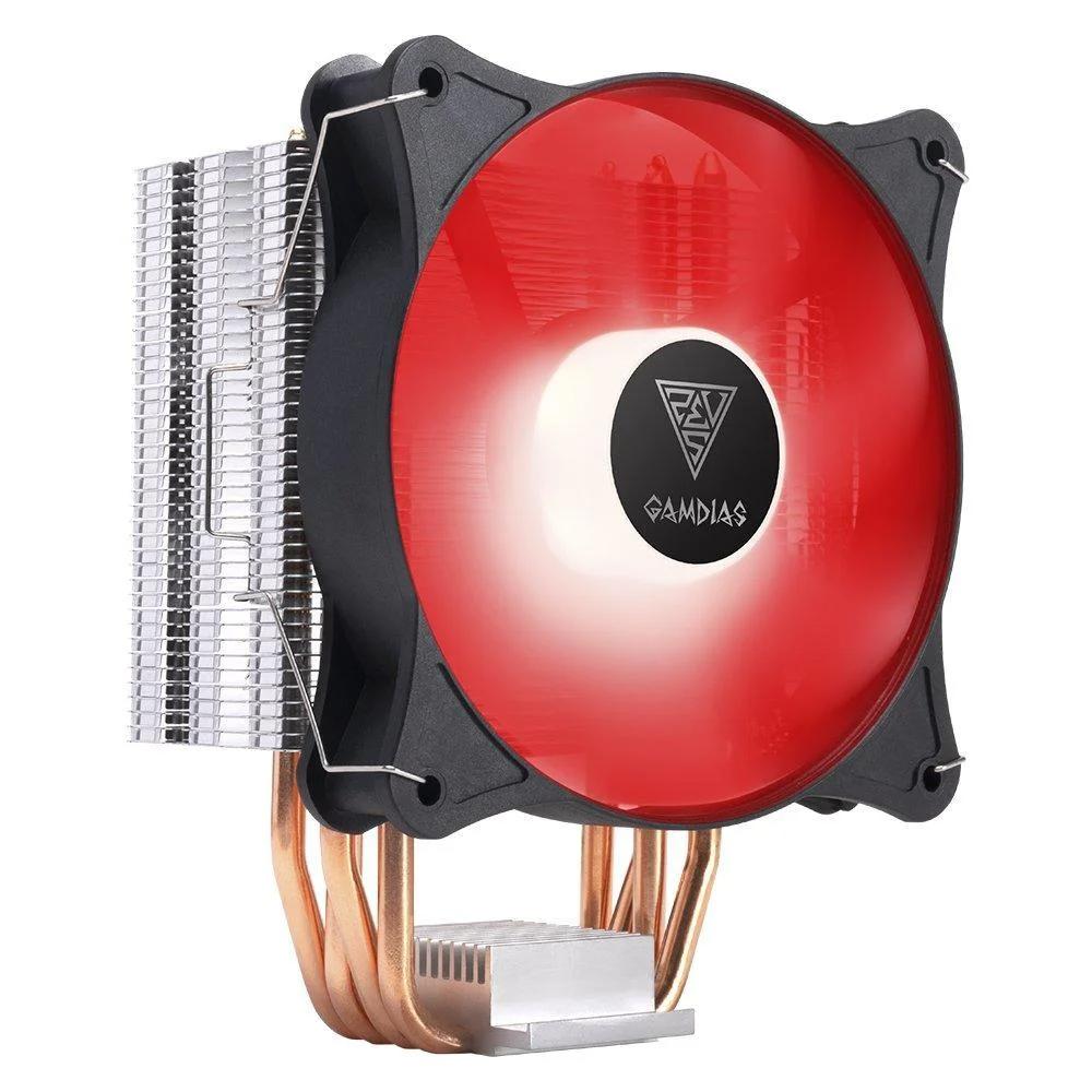 Cooler para Processador Gamdias Boreas E1-410 Red LED Vermelho 120mm Intel/AMD