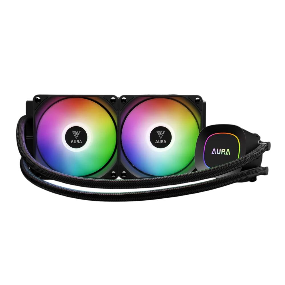 Water Cooler Gamdias Aura Gl 240 Lite 240mm ARGB Intel/AMD - Preto
