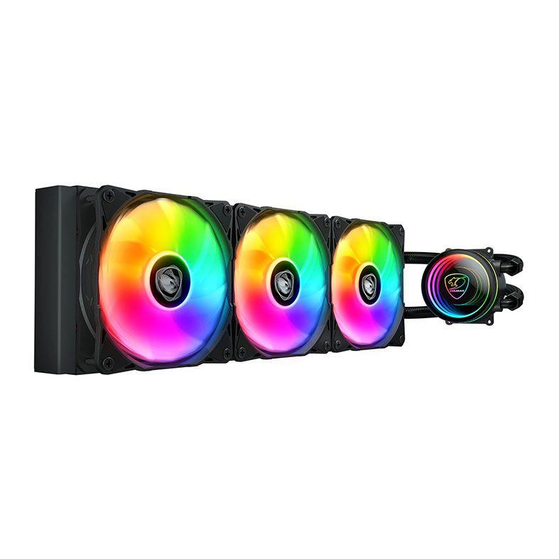 Water Cooler Cougar Poseidon Elite 360, ARGB, 360mm, Intel/AMD - Preto