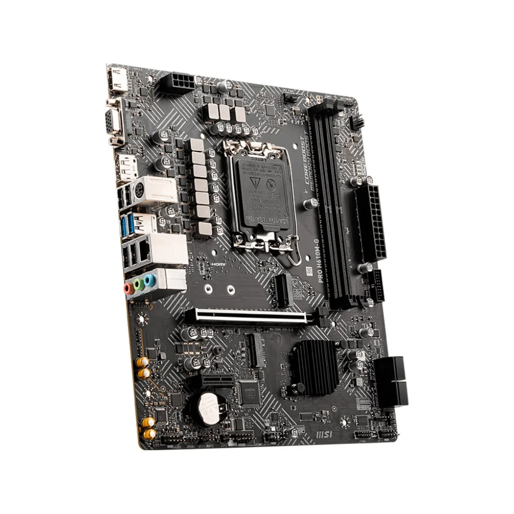 PLACA MAE MSI LGA 1700 PRO H610-G DDR5 MATX HDMI USB 3.2 12/13/14 GER