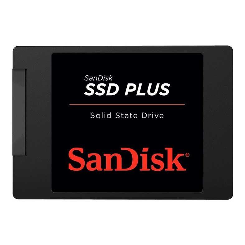 SSD Sandisk Plus 240GB, SATA III, 2.5", Leitura 530MBS/GRAVAÇÃO 440MBS, PRETO-SDSSDA-240G-G26