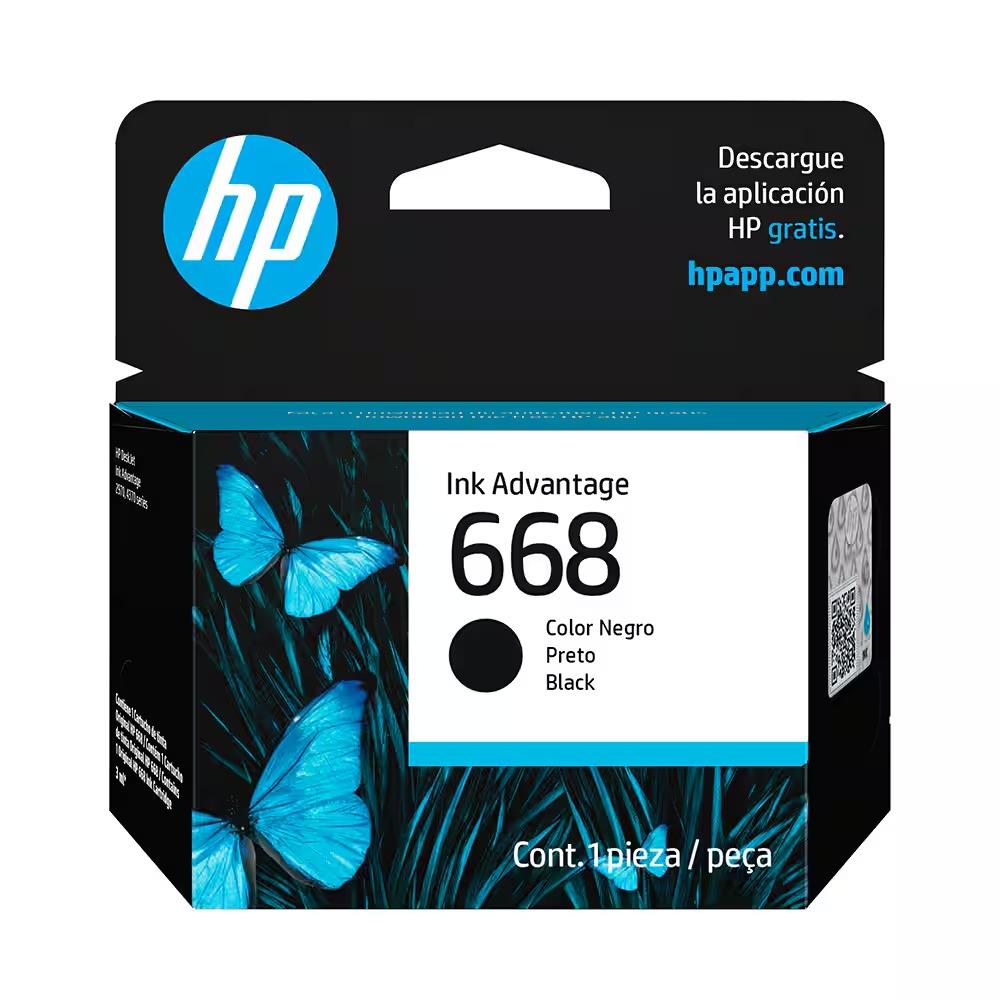 Cartucho de Tinta HP 668 Preto Advantage Original