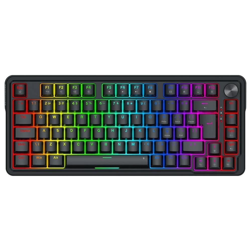 Teclado Gamer Ucal Switch Magnetic RGB Preto Redragon, K673RGB-M